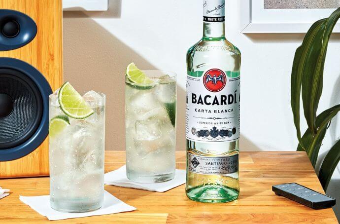 BACARDI CARTA BLANCA RUM mojito